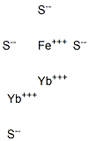 Iron diytterbium tetrasulfide Struktur