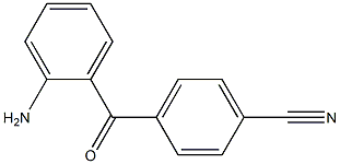 4-(2-Aminobenzoyl)benzonitrile Struktur