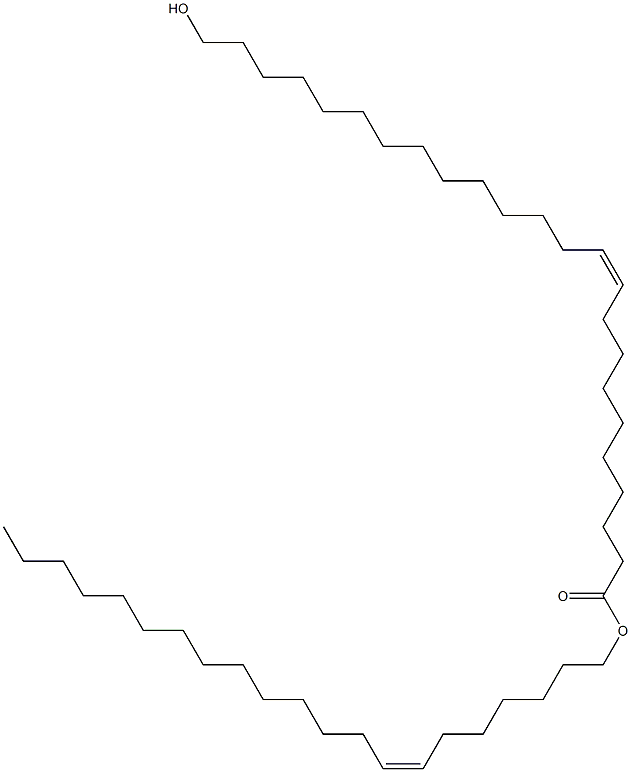 (Z)-24-Hydroxy-10-tetracosenoic acid (Z)-7-henicosenyl ester Struktur