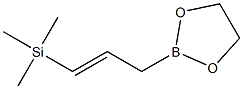 2-[(E)-3-(Trimethylsilyl)-2-propenyl]-1,3,2-dioxaborolane Struktur