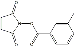 3-Methylbenzoic acid succinimidyl ester Struktur