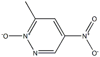 3-Methyl-5-nitropyridazine 2-oxide Struktur