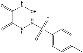 N2-[(4-Methylphenyl)sulfonyl]-2-(hydroxyamino)-2-oxoacetohydrazide Struktur