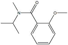 N-Isopropyl-N-methyl-2-methoxybenzamide Struktur