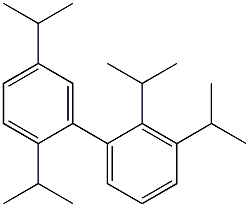 2,3,2',5'-Tetraisopropyl-1,1'-biphenyl Struktur