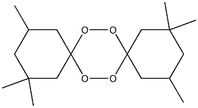 2,2,4,11,11,13-Hexamethyl-7,8,15,16-tetraoxadispiro[5.2.5.2]hexadecane Struktur