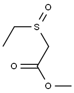 (Ethylsulfinyl)acetic acid methyl ester Struktur