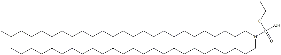 N,N-Dipentacosylamidophosphoric acid hydrogen ethyl ester Struktur