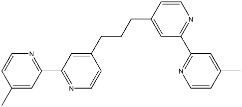 4,4''-Trimethylenebis(4'-methyl-2,2'-bipyridine) Struktur