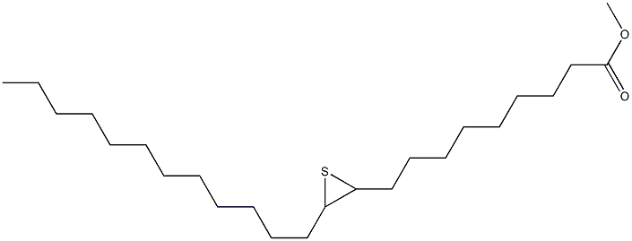 10,11-Epithiotricosanoic acid methyl ester Struktur