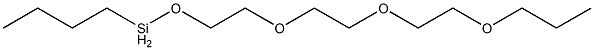 Butyl[2-[2-(2-propoxyethoxy)ethoxy]ethoxy]silane Struktur