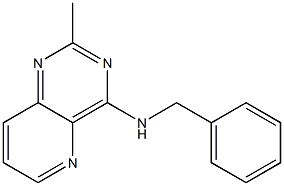 2-Methyl-4-(benzylamino)pyrido[3,2-d]pyrimidine Struktur