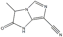 2,3-Dihydro-2-oxo-3-methyl-1H-imidazo[1,5-a]imidazole-7-carbonitrile Struktur