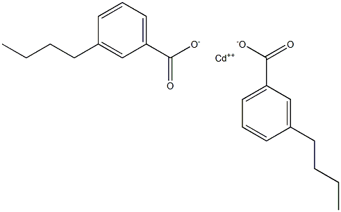 Bis(3-butylbenzoic acid)cadmium salt Struktur