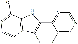 10-Chloro-6,11-dihydro-5H-pyrimido[4,5-a]carbazole Struktur