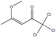 1,1,1-Trichloro-4-methoxy-3-penten-2-one Struktur