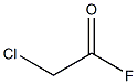 Chloroacetic acid fluoride Struktur