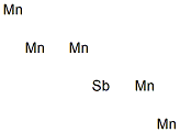 Pentamanganese antimony Struktur