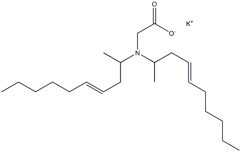 N,N-Di(4-decen-2-yl)glycine potassium salt Struktur