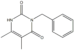 3-Benzyl-5,6-dimethyluracil Struktur