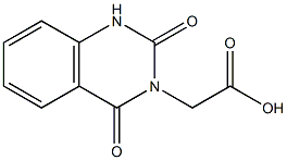 1,2,3,4-Tetrahydro-2,4-dioxoquinazoline-3-acetic acid Struktur