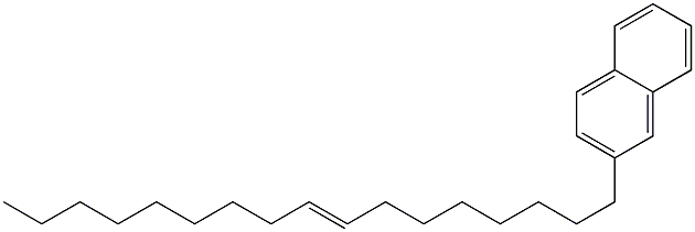 2-(8-Heptadecenyl)naphthalene Struktur