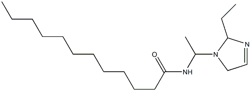 1-(1-Lauroylaminoethyl)-2-ethyl-3-imidazoline Struktur