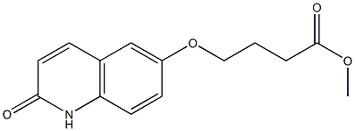 4-[(1,2-Dihydro-2-oxoquinolin-6-yl)oxy]butyric acid methyl ester Struktur