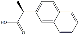 (2S)-2-(2-Naphtyl)propionic acid Struktur