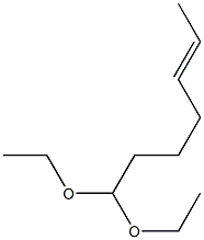 5-Heptenal diethyl acetal Struktur