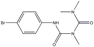 1-(4-Bromophenyl)-3-methyl-5,5-dimethylbiuret Struktur