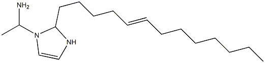 1-(1-Aminoethyl)-2-(5-tridecenyl)-4-imidazoline Struktur