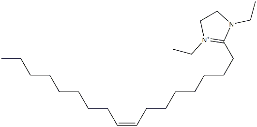 [1,3-Diethyl-2-[(8Z)-8-heptadecenyl]-4,5-dihydro-1H-imidazol]-3-ium Struktur