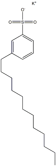 3-Dodecylbenzenesulfonic acid potassium salt Struktur