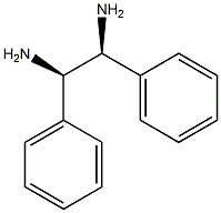 (1R,2S)-1,2-Diphenylethylenediamine Struktur