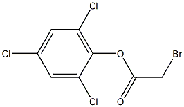 Bromoacetic acid 2,4,6-trichlorophenyl ester Struktur