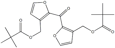 [(Pivaloyloxy)methyl](2-furyl) ketone Struktur