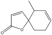 6-Methyl-1-oxaspiro[4.5]deca-3,7-dien-2-one Struktur