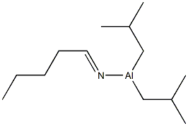 (Pentylideneamino)diisobutylaluminum Struktur