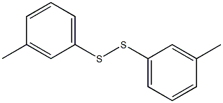 Bis(3-methylphenyl) persulfide Struktur