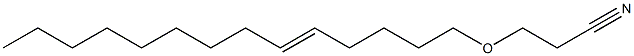 3-(5-Tetradecenyloxy)propionitrile Struktur