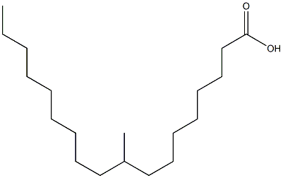 9-Methylstearic acid Struktur