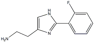 2-(2-Fluorophenyl)-4-(2-aminoethyl)-1H-imidazole Struktur