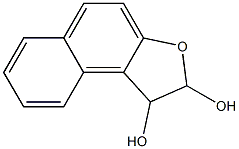 1,2-Dihydronaphtho[2,1-b]furan-1,2-diol Struktur