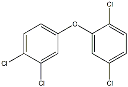 2,5-Dichlorophenyl 3,4-dichlorophenyl ether Struktur