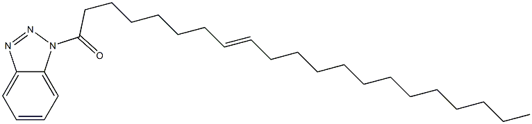 1-(1-Oxo-8-henicosenyl)-1H-benzotriazole Struktur