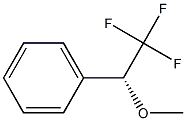 1-[(R)-1-Methoxy-2,2,2-trifluoroethyl]benzene Struktur