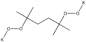 2,5-Dimethyl-2,5-bis(potassioperoxy)hexane Struktur