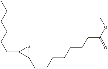 9,10-Epithiopalmitic acid methyl ester Struktur