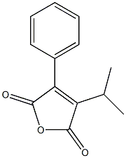 3-Phenyl-4-isopropylfuran-2,5-dione Struktur